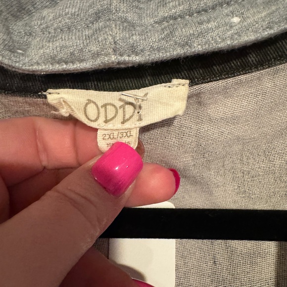 ODDY Camouflage Utility Jacket with Gray Sleeves - Picture 4 of 5